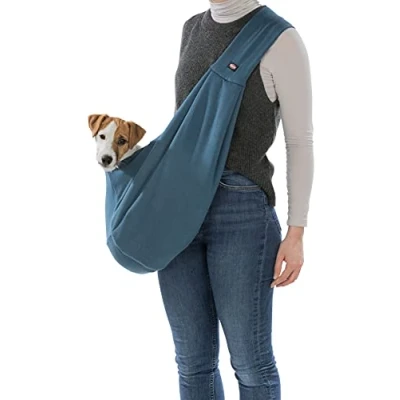 Image of Soft Front Carrier, 22 x 20 60 cm, Blue and Light Grey