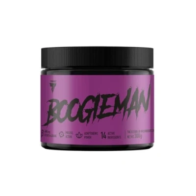 Image of Trec Nutrition BOOGIEMAN Powder Ultimate Pre Workout Fuel for Explosive Energy, Muscle Pump, and Endurance Boost Formulated with Arginine, Citrulline, Beta Alanine (Forest Fruit)