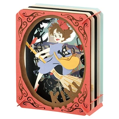 Image of Ensky Kiki&#039;s Delivery Service Memories of Koriko, Paper Theater (PT 049N) Official Studio Ghibli Merchandise