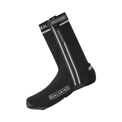 Image of Sealskinz Barsham All Weather LED Open Sole Cycle Overshoes