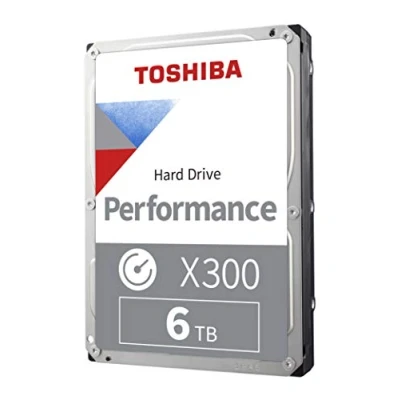 Image of TOSHIBA X300 6TB Performance &amp; Gaming 3.5 Inch Internal Hard Drive CMR SATA 6 GB/s 7200 RPM 512 MB Cache HDWR760XZSTA