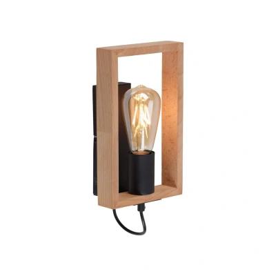 Image of JUST LIGHT. Frame wall light made of wood