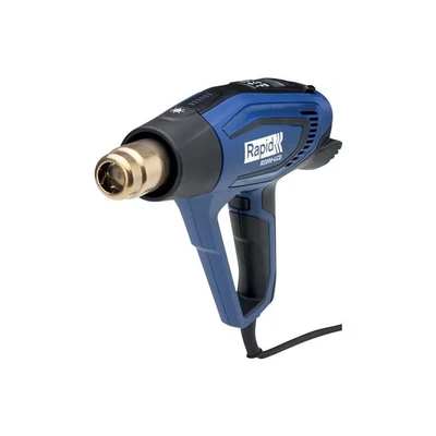 Image of RAPID R2200 LCD Hot Air Gun with Case, Adjustable Temperature 50C 650C, 3 Airflow Settings, LED Lights and Screen (5001450)