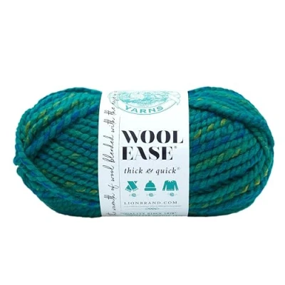 Image of Lion Brand Yarn Company 640 550 Wool Ease Thick &amp; Quick Yarn, Bluegrass