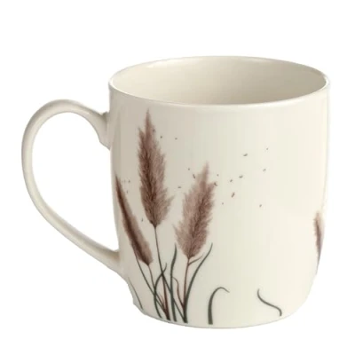 Image of Puckator Pampas Grass Porcelain Tea Coffee Mug Funny Home Accessories Cute Gifts for Girlfriend Large Mugs Men Women Hot Drinks Cups Presents Secret Santa Gift Cup Set