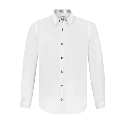 Image of Stockerpoint Men&#039;s Peter Shirt, White Blue, M