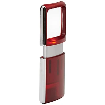 Image of Wedo 271 7502 Magnifier with LED Light Red