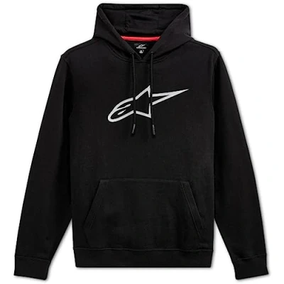 Image of Alpinestars Ageless Pullover Hoodie Men&#039;s Hooded Sweatshirt Grey Black