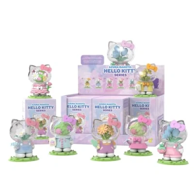 Image of Mighty Jaxx Azuma Makoto x Sanrio: Hello Kitty Series Sealed Tray of 6 Contains No Duplicates Blind Box Toy Collectible Figurines