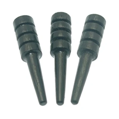 Image of Jesters toys &amp; games Pack of 3 grooved wooden cribbage pegs in Black