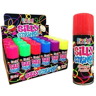 Image of N/AA Silly String Party Spray Birthday Wedding Celebration Crazy Streamer 200ml Can