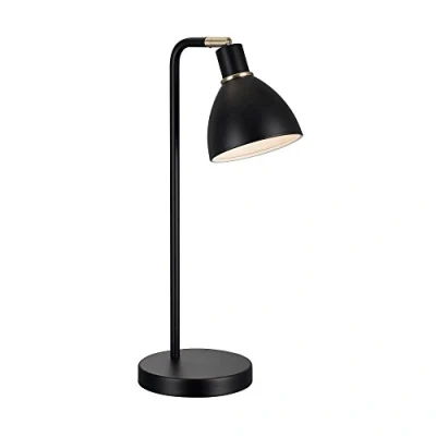 Image of Nordlux Ray Table Desk Lamp Light in Black Modern Lighting Homeware Metal Frame Office Bedroom Living Room E14, 40W, LED 15 x 40 cm; 1.75 Kilograms