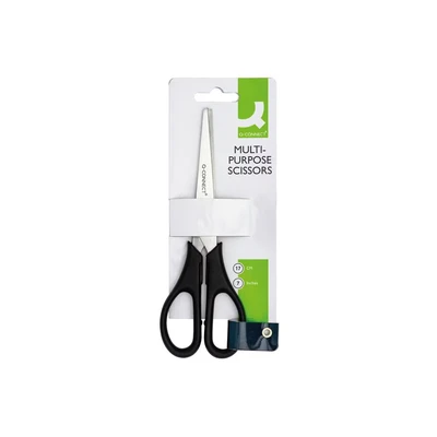 Image of Q Connect Scissors Black 170mm Ref KF01228