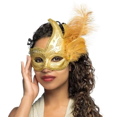 Image of Boland 00219 Venice Paarezioso Eye Mask Gold