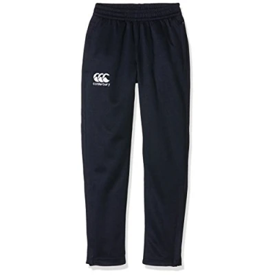 Image of Canterbury Kid&#039;s Stretch Tapered Poly Knit Pants, Black, Age 8 (S)