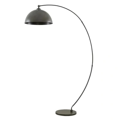 Image of Floor Lamp &#039;Jonera&#039; (Young Lifestyle) in Silver Made of Metal for e.g. Living Room &amp; Dining (1 Light Source, E27) from Lindby Standard Lamp, Arc Lamps