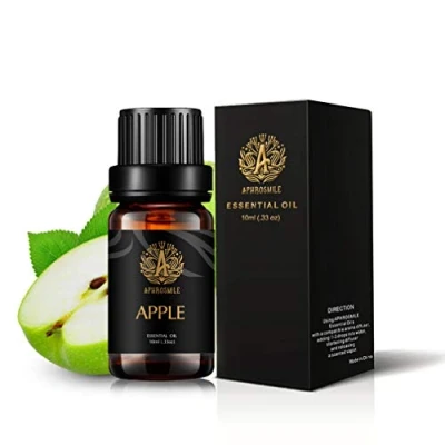 Image of Apple Essential Oil for Diffuser, Therapeutic Grade Scented Oil, Aromatherapy Fragrance Humidifier, Massage 0.33oz 10 ml