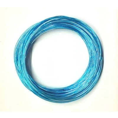 Image of celloexpress Aluminium Craft Wire 0.8mm x 20m (Diameter Length) DEEP SKY BLUE