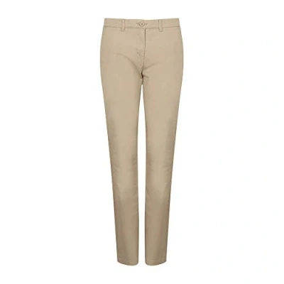 Image of Henbury Womens/Ladies Stretch Chinos (10 UK) (Stone)