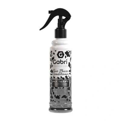 Image of Gabri 2 Phase Conditioner Spray 400ml I for Damaged Hair Formula Milk Therapy Leave in Intensive Hydration Dry &amp; Brittle (Milk Therapy)