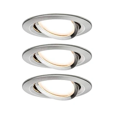 Image of Paulmann Coffer, Aluminium zinc, wechselbar, 6.8 W, Brushed Iron