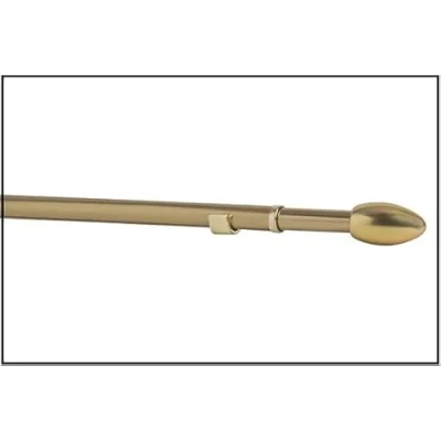 Image of Cafe Rod Expanding Metal Curtain Extendable 50 215cm (Bullet Brass, 75cm 120cm)
