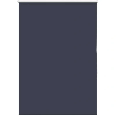 Image of vidaXL Roller Blind Blackout Marine 105x175 cm Fabric Width 100.7 Polyester
