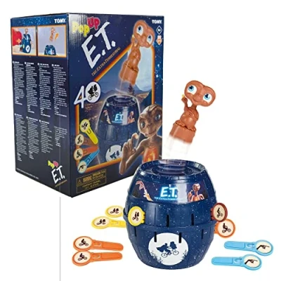 Image of Tomy T73418 Pop Up E.T. Family &amp; Preschool Kids Board Game, 2 4 Players, Suitable For Boys Girls Aged 4+