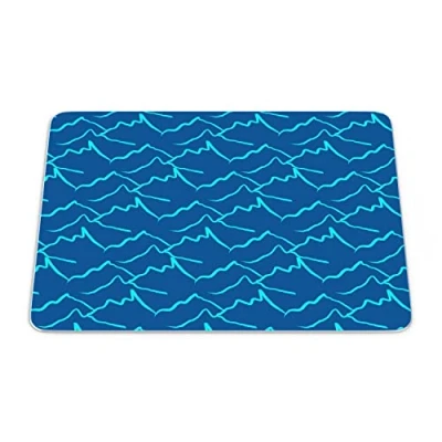 Image of Bonamaison, Rectangle Pop Art Digital Printed Mouse Pad, Non Slip Base, for Office and Home, Size: 22 x 18 cm
