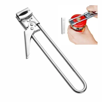 Image of Master Opener Adjustable Jar and Bottle Stainless Steel Multifunctional Can Non Slip Design