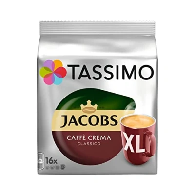 Image of Tassimo Jacobs Caffè Crema Classico XL (16 Servings) (Pack of 3)