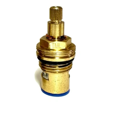 Image of BSP 1/2&quot; 24 Spline Quarter Turn Ceramic Tap Cartridge Valve 53mm Anticlockwise Open B6 CC9