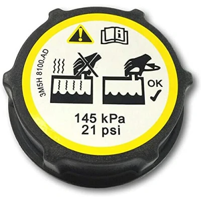 Image of Radiator Expansion Water Tank Cap Coolant Cover Lid 1301104 30680002 LR000243, LF5015205A