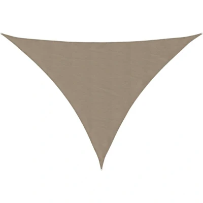 Image of vidaXL Sunshade Sail Oxford Fabric Triangular 3x4x5 m Taupe