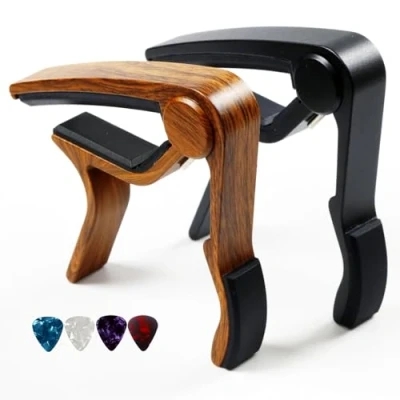 Image of Capo Guitar for Acoustic Electric Ukulele 2 Pack