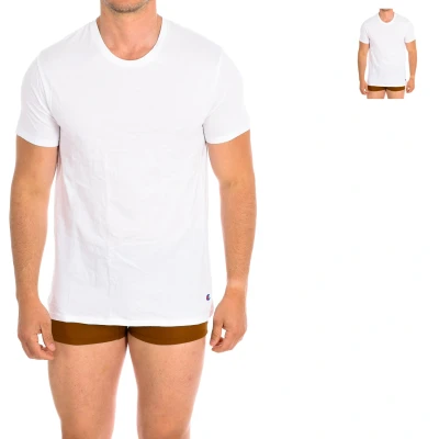 Image of Champion Mens Pack 2 Short sleeve T shirts Y09G5 White Size Medium