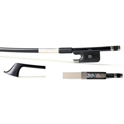 Image of GEWA double bass bow, Carbon Student, 4/4, nickel silver, french model