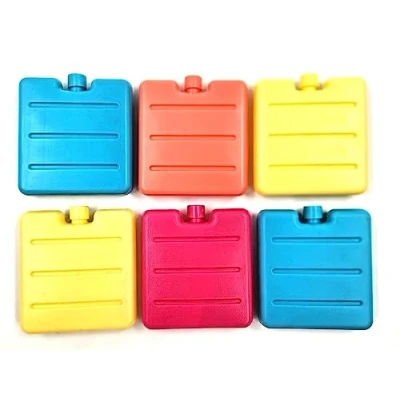 Image of 6 Pack of Small Ice Packs for Lunch Boxes Kids Mini Freezer Blocks Cool Bags Box Great School Camping Picnic Travel