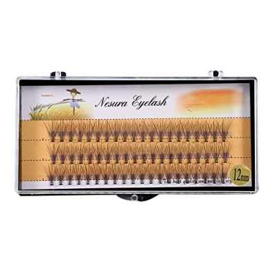 Image of 60PCS Eyelash Extensions Individual Lash Volume 3D Fans Natural Fake Eyelashes 9 12MM(12mm)
