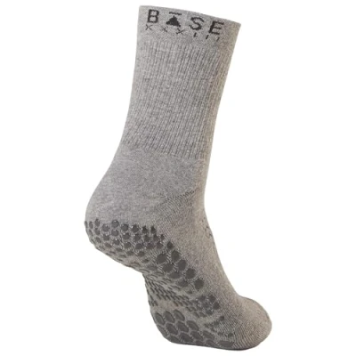 Image of 1 Pair Grey Base Crew Socks Men&#039;s Extra Large ToeSox