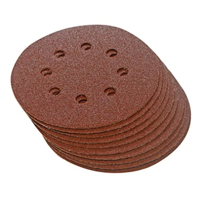 Image of Silverline Hook &amp; Loop Discs Punched 125mm 10pk 60 Grit
