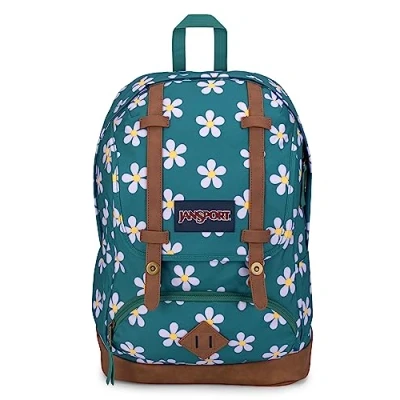 Image of JANSPORT Cortlandt, Large Backpack, 29 L, 45 x 32 15 cm, 15in laptop compartment, Precious Petals