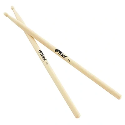 Image of Tiger 7A Maple Drumsticks with Wooden Tips