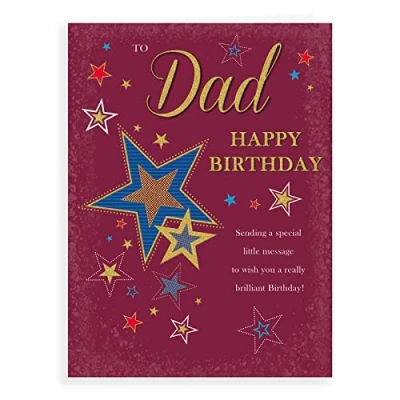 Image of Regal Publishing Modern Large Birthday Card Dad 12 x 9 inches