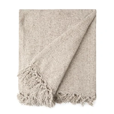 Image of Emma Barclay Throw Blanket For Sofas Bed Extra Large Soft Chenille Throws Settees In Dove Grey Fleece Blankets Darcy Collection 50&quot; x 60&quot; (127cm 152cm)