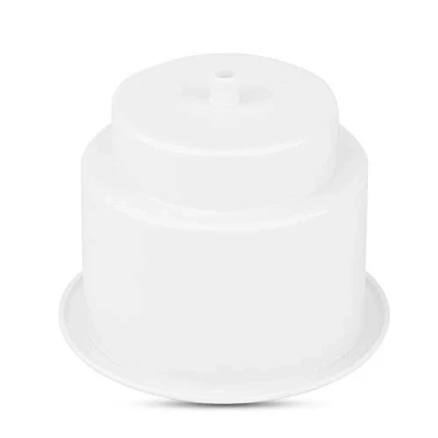 Image of EBTOOLS Plastic Cup Holder, Marine RV Boat Yacht Universal Drink Bottle Can Holder With Insert Drain Hole (White)