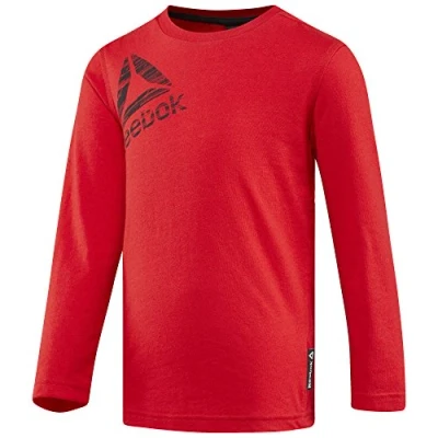 Image of Reebok B ES LS Men&#039;s T Shirt, Mens, BQ5136, red, XXS
