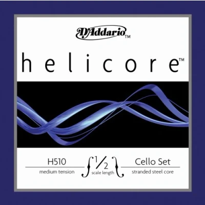 Image of D&#039;Addario Helicore 1/2 Scale Medium Tension Cello String Set