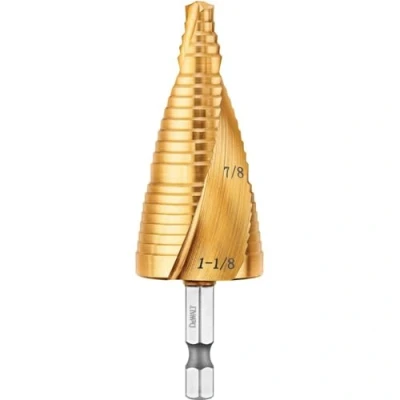Image of DEWALT Step Drill Bit Set, 7/8 Inch to 1 1/8 (DWA1789IR)