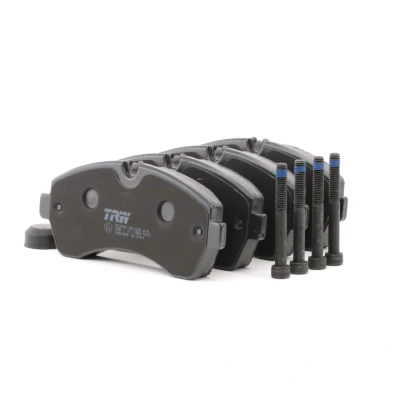 Image of 2E0698151A, 2E0698151C, 2E0698151F, 2E0698151G brake pad set TRW COTEC GDB1696 prepared for wear indicator with caliper screws accessories